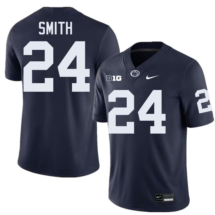 Corey Smith Penn State Jersey,PSU Nittany Lions #24 Corey Smith Football Uniforms-Navy